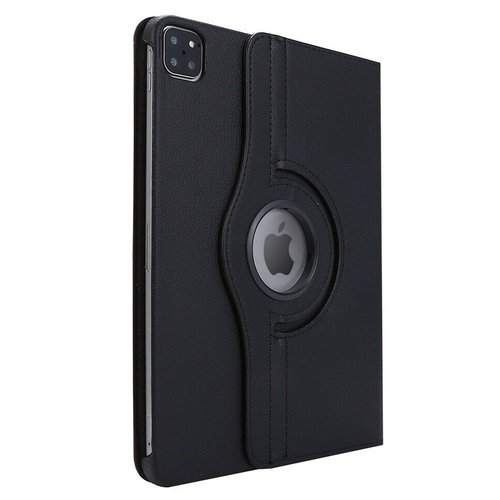 Microsonic Apple iPad Pro 11 2024 Kılıf (A2836-A2837) 360 Rotating Stand Deri Siyah
