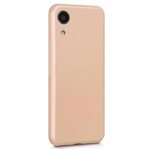 Microsonic Matte Silicone Samsung Galaxy A03 Core Kılıf Gold