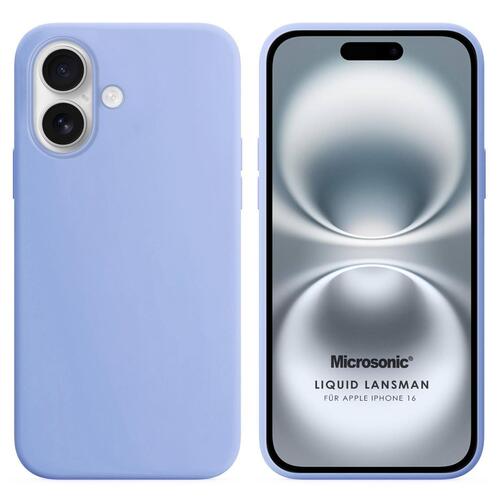 Microsonic Apple iPhone 17 Kılıf Liquid Lansman Silikon Mavi