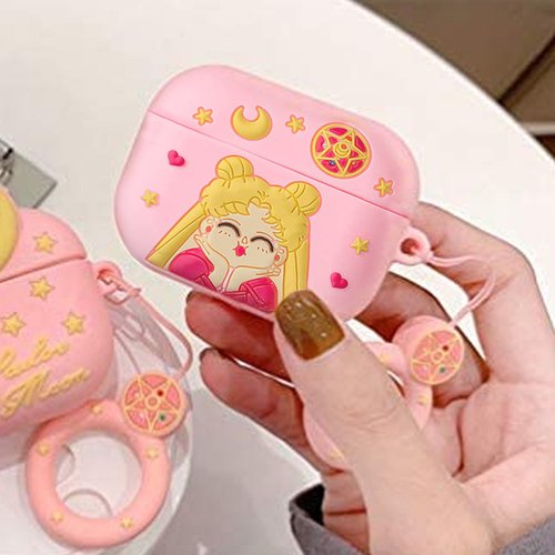 Microsonic AirPods 3. Nesil Kılıf Cartoon Figürlü Silikon Sailor Moon Usagi Tsukino