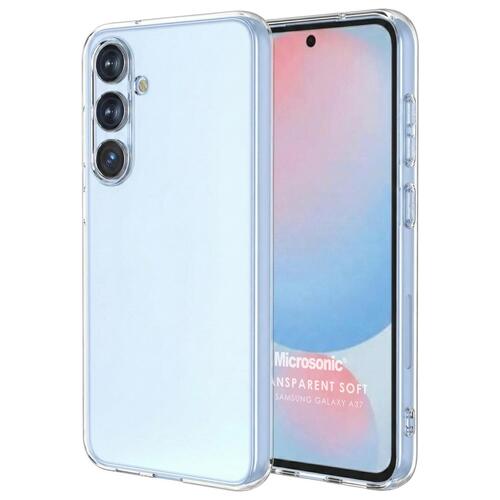 Microsonic Samsung Galaxy A37 Kılıf Transparent Soft Şeffaf