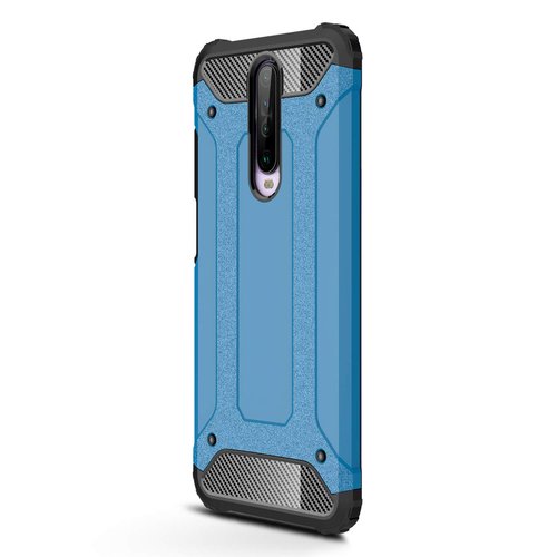 Microsonic Xiaomi Redmi K30 Kılıf Rugged Armor Mavi