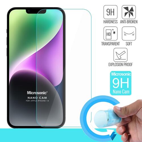 Microsonic Apple iPhone 14 Nano Glass Cam Ekran Koruyucu