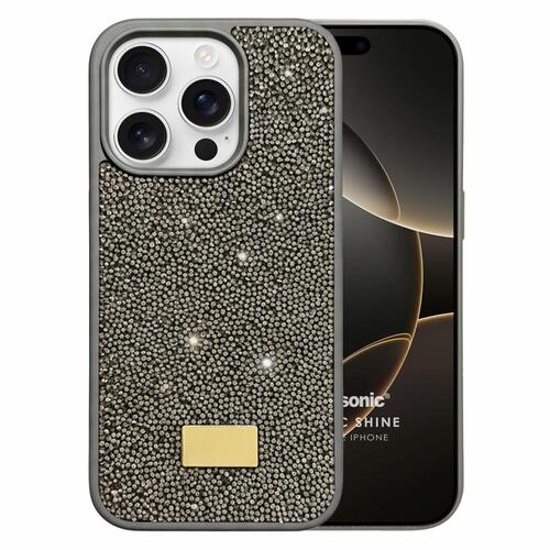 Microsonic Apple iPhone 15 Pro Kılıf Cosmic Shine Koyu Gri