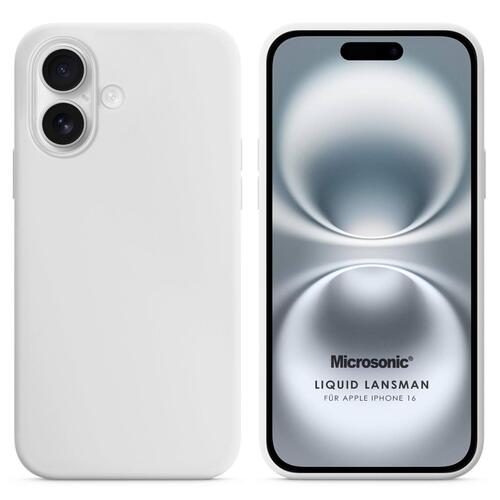 Microsonic Apple iPhone 17 Kılıf Liquid Lansman Silikon Beyaz