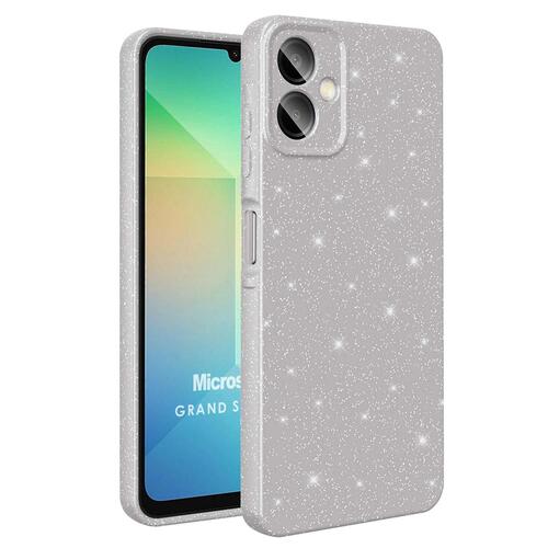 Microsonic Samsung Galaxy A06 Kılıf Grand Stardust Gümüş