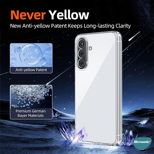 Microsonic Samsung Galaxy A26 Kılıf Transparent Soft Şeffaf