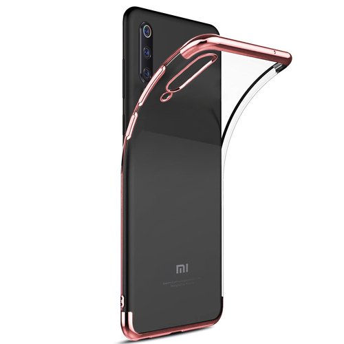 Microsonic Xiaomi Mi 9 Kılıf Skyfall Transparent Clear Rose Gold