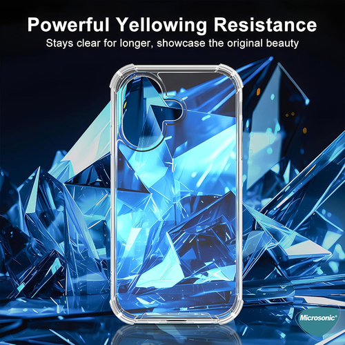 Microsonic Apple iPhone 17 Kılıf Shock Absorbing Şeffaf
