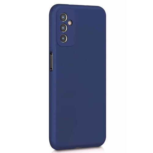 Microsonic Matte Silicone Samsung Galaxy M13 Kılıf Lacivert