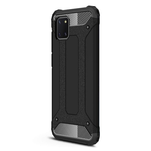 Microsonic Samsung Galaxy Note 10 Lite Kılıf Rugged Armor Siyah