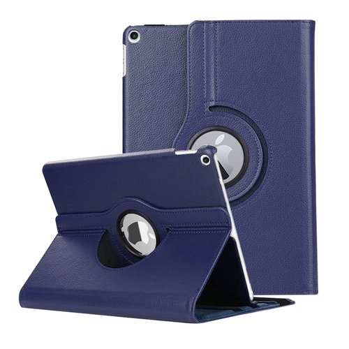 Microsonic Apple iPad Air 3 10.5'' 2019 (A2152-A2123-A2153-A2154) Kılıf 360 Rotating Stand Deri Lacivert