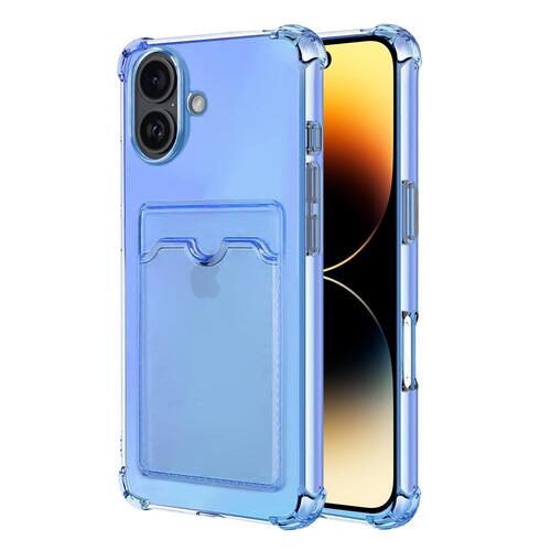 Microsonic Apple iPhone 17 Card Slot Shock Kılıf Mavi