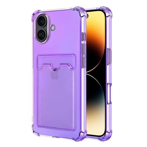 Microsonic Apple iPhone 17 Card Slot Shock Kılıf Lila