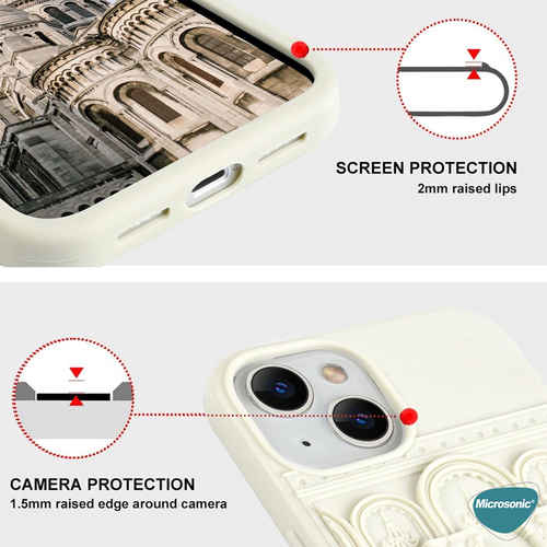 Microsonic Apple iPhone 17 Kılıf Praying Angel Bej