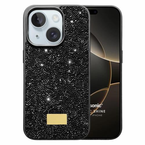 Microsonic Apple iPhone 15 Kılıf Cosmic Shine Siyah