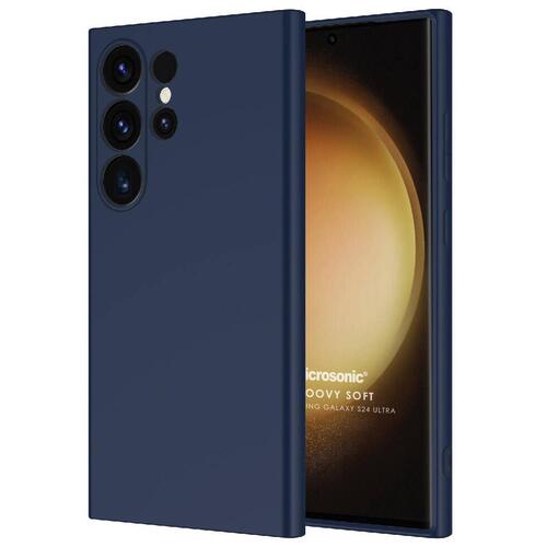 Microsonic Samsung Galaxy S25 Ultra Kılıf Groovy Soft Lacivert