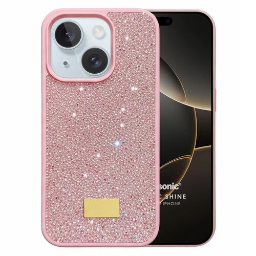 Microsonic Apple iPhone 15 Kılıf Cosmic Shine Pembe