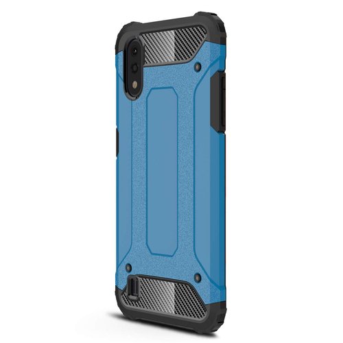 Microsonic Samsung Galaxy A01 Kılıf Rugged Armor Mavi