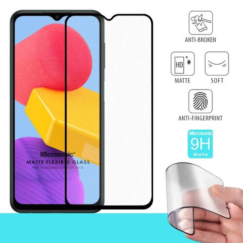 Microsonic Samsung Galaxy M13 Seramik Matte Flexible Ekran Koruyucu Siyah