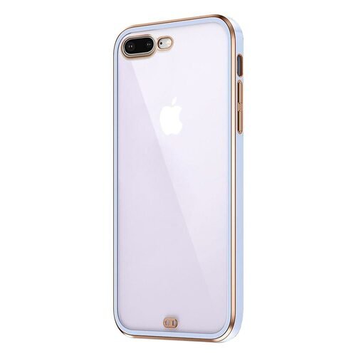 Microsonic Apple iPhone 8 Plus Kılıf Laser Plated Soft Lila