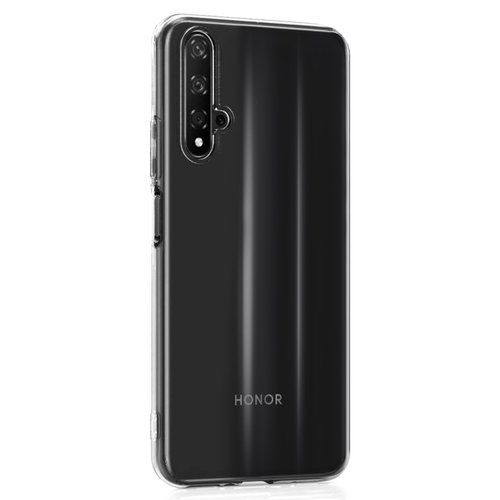 Microsonic Huawei Nova 5T Kılıf Transparent Soft Beyaz