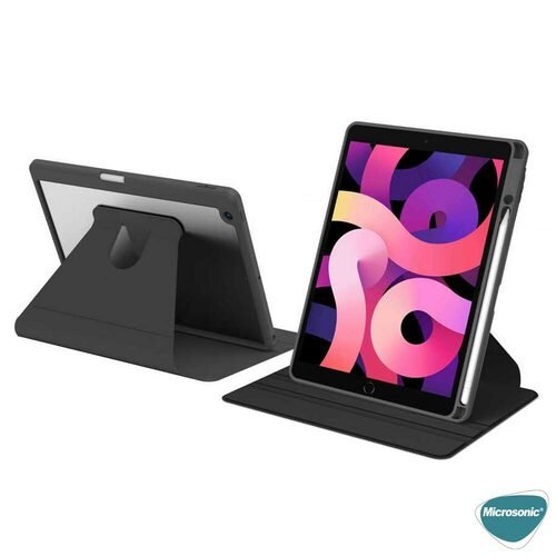 Microsonic Apple iPad 10.2'' 9. Nesil Kılıf (A2602-A2604-A2603-A2605) Regal Folio Siyah