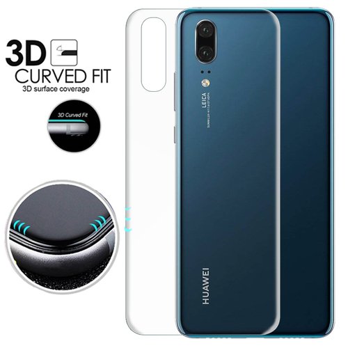 Microsonic Huawei P20 Ön + Arka Kavisler Dahil Tam Ekran Kaplayıcı Film