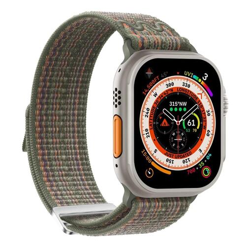 Microsonic Apple Watch SE 3 44mm Kordon Terra Strand Koyu Yeşil