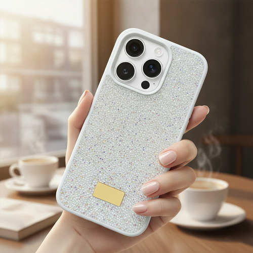 Microsonic Apple iPhone 14 Pro Kılıf Cosmic Shine Beyaz