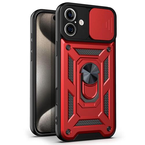 Microsonic Apple iPhone 17 Kılıf Impact Resistant Kırmızı