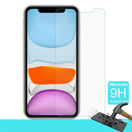 Microsonic Apple iPhone 11 (6.1'') Temperli Cam Ekran Koruyucu