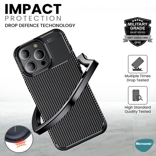 Microsonic Apple iPhone 17 Kılıf Legion Series Siyah