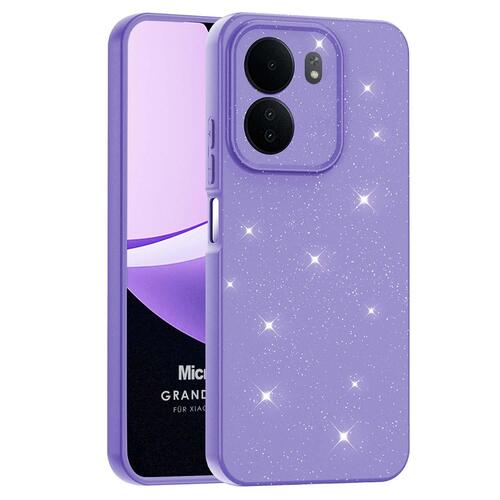 Microsonic Xiaomi Poco C65 Kılıf Grand Stardust Mor