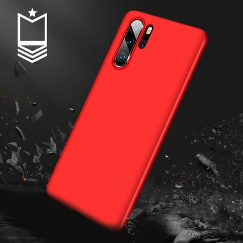 Microsonic Huawei P30 Pro Kılıf Double Dip 360 Protective Kırmızı