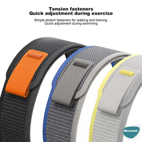 Microsonic Samsung Galaxy Watch 7 44mm Kordon Hike Spiral Bej