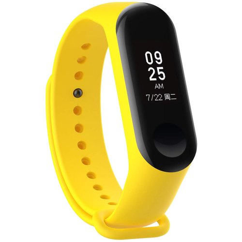 Microsonic Xiaomi Mi Band 3 / Mi Band 4 Silikon Kordon Sarı