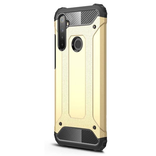 Microsonic Realme 6i Kılıf Rugged Armor Gold