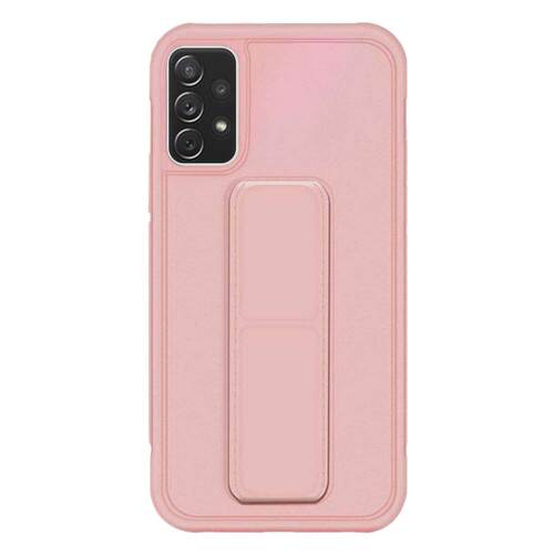 Microsonic Samsung Galaxy A52s Kılıf Hand Strap Rose Gold