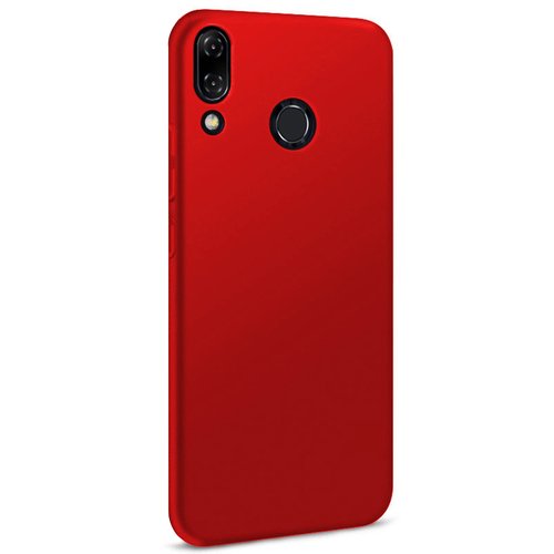 Microsonic Matte Silicone Asus Zenfone 5Z (6.2'') ZS620KL Kılıf Kırmızı