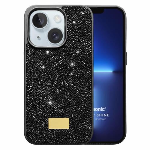 Microsonic Apple iPhone 13 Kılıf Cosmic Shine Siyah