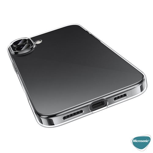 Microsonic Apple iPhone 17 Kılıf Non Yellowing Crystal Clear Sararma Önleyici Kristal Şeffaf