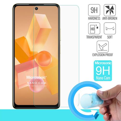 Microsonic Infinix Hot 40 Nano Glass Cam Ekran Koruyucu