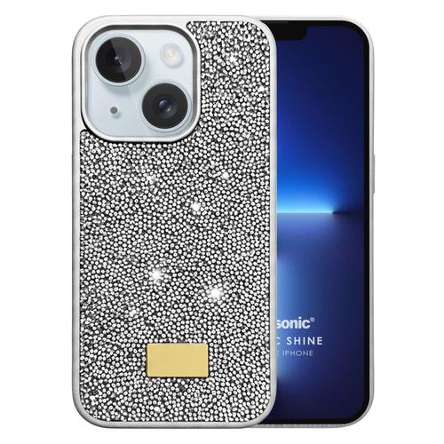 Microsonic Apple iPhone 13 Kılıf Cosmic Shine Gümüş