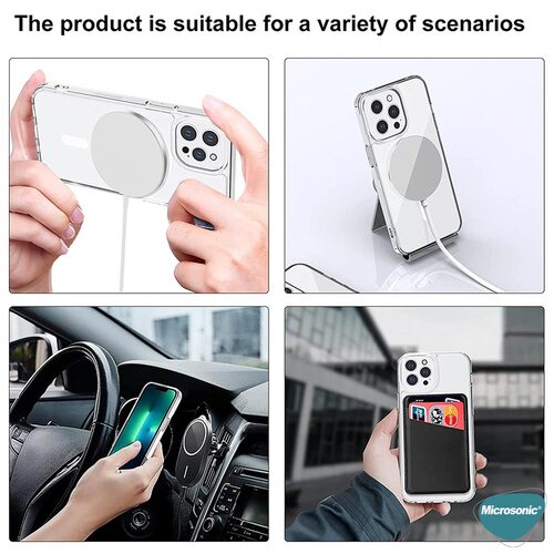 Microsonic Apple iPhone 17 Kılıf MagSafe Clear Soft Şeffaf