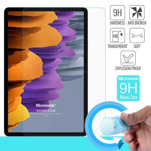 Microsonic Samsung Galaxy Tab S7 T870 Nano Glass Cam Ekran Koruyucu