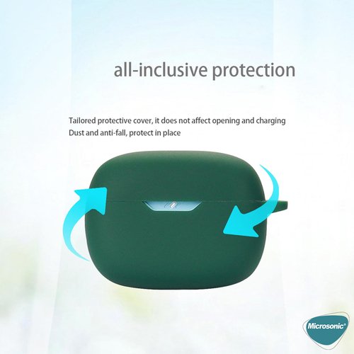 Microsonic JBL Wave Beam 2 Mat Silikon Kılıf Kırmızı
