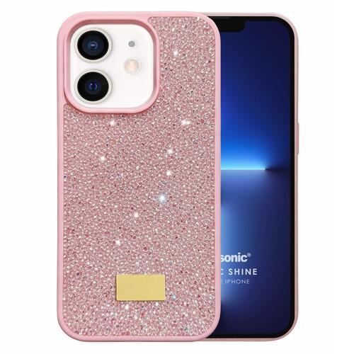 Microsonic Apple iPhone 12 Kılıf Cosmic Shine Pembe
