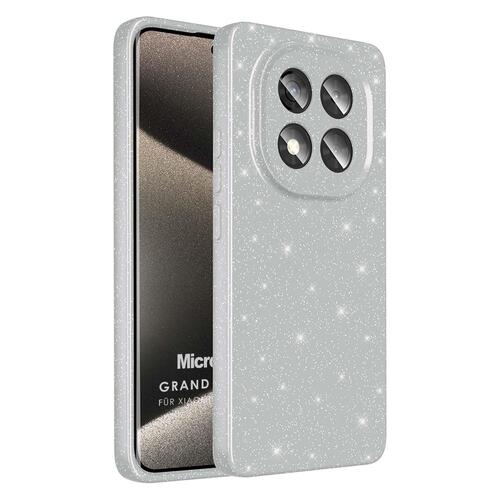 Microsonic Xiaomi Note 14 Pro Plus Kılıf Grand Stardust Gümüş
