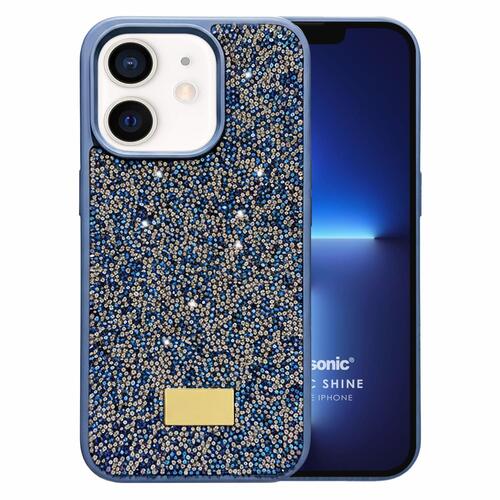 Microsonic Apple iPhone 12 Kılıf Cosmic Shine Lacivert